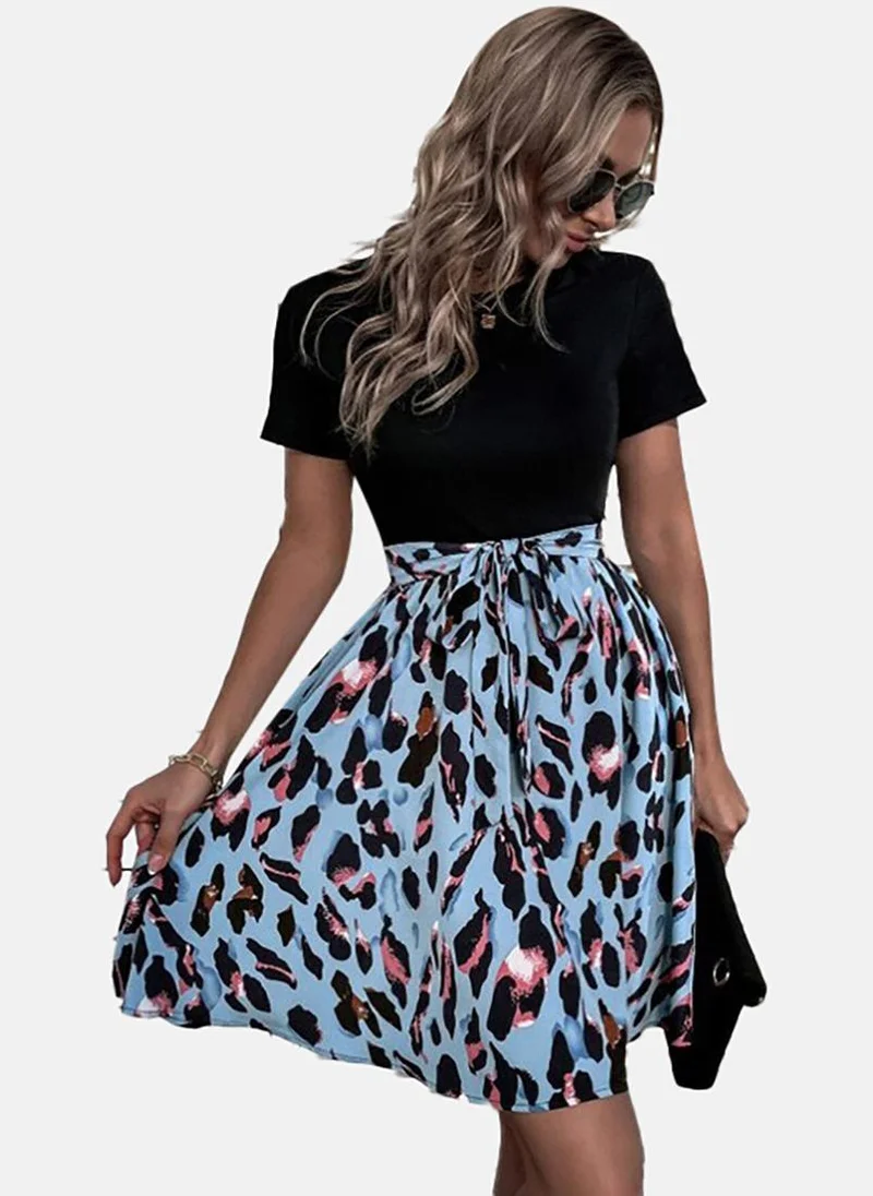 يونيكي Animal Printed Fit & Flare Dress