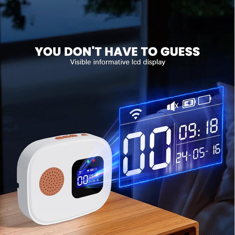JAOGAUS Emergency call button for seniors, senior emergency call, WiFi Smart emergency bell alert system, 4*SOS emergency call button, 1*receiver, home emergency call for elderly patients, disabled people - Image 4