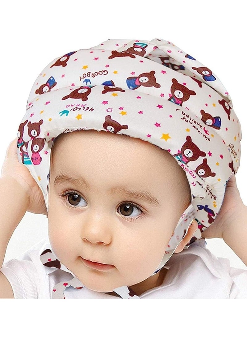ORiTi Baby Head Protector Helmet Breathable Safety Head Guard Cushion with Adjustable Straps Protection Cap Harnesses Hat  - Image 1