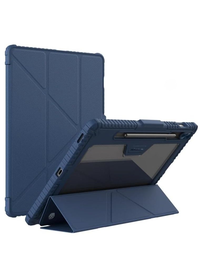 Cace for Samsung Galaxy Tab S10 Ultra (2024),Anti-Fall Smart Tablet Cover with Auto Sleep/Wake u0026 Sliding Window Lens Protection u0026 Pen Slot,TPU+PC Protective Cover  - Image 1