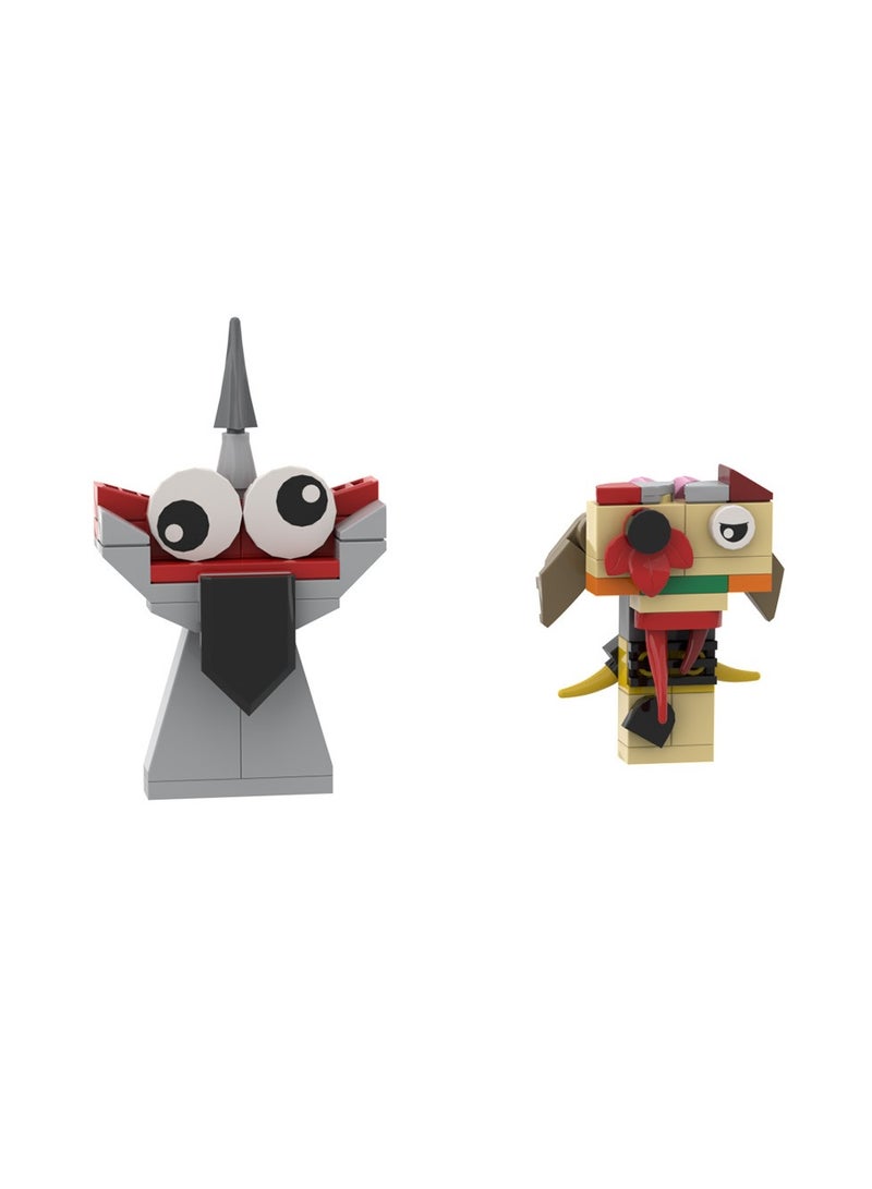 Rhythm box game Incredibox Sprunki elf creative building blocks small particles puzzle assembly building blocks (code: A1660Y05, number of particles: 485, 0.2327kg) - Image 4