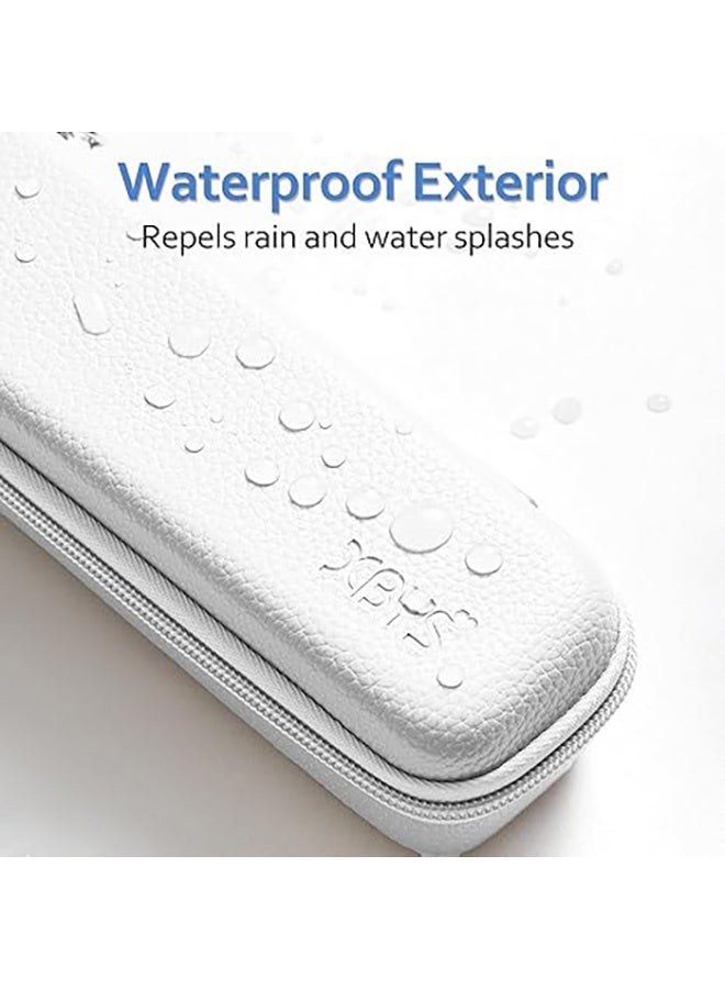 Protective Bag Portable for DJI Osmo Pocket 3 and Accessories, Compact Portable Hard Storage Case with Wrist Strap Two Way Zipper (White) - Image 5