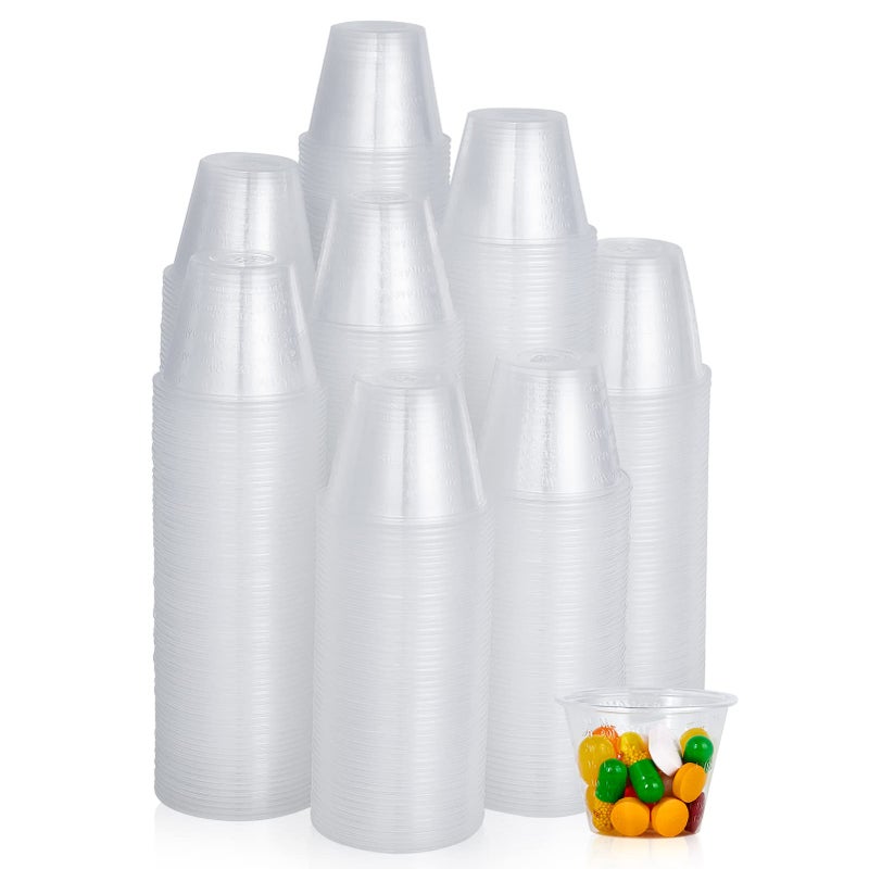 Lilymicky 500 Pack Disposable Medicine Cups 1oz Medical Plastic Measuring Cups For Medical Purposes or Mixing and Measuring Resin Epoxy DIY Arts  Crafts Paint