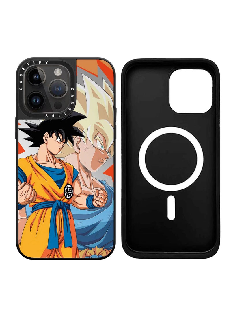 Casetify - iPhone 14 Pro Max MagSafe Mirror Dragon Ball Goku Edition Case - Image 1