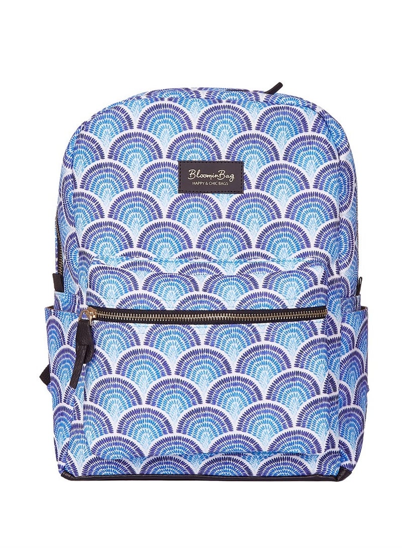 بلومين باغ حقيبة ظهر للابتوب / ماكبوك 13-14 إنش BloominBag Calm Waves  - Image 1