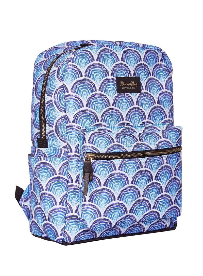 بلومين باغ حقيبة ظهر للابتوب / ماكبوك 13-14 إنش BloominBag Calm Waves  - Image 2