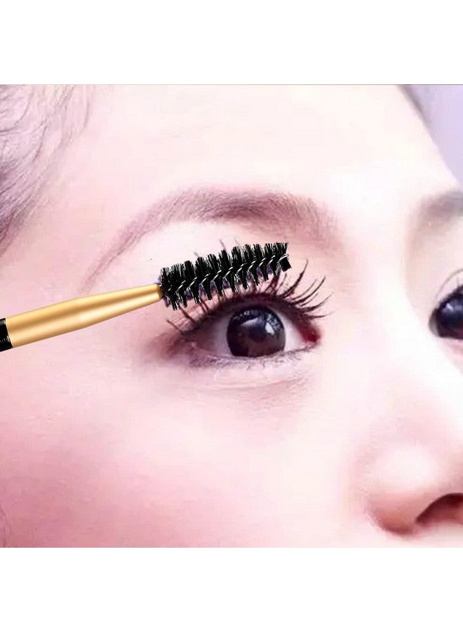 TEONEI Brow Gel Spatula And Spoolie Brusheyebrow Applicator Brush With Spatuladoubleheaded Eyelashes Curler Volume Tool4Pcs - Image 5
