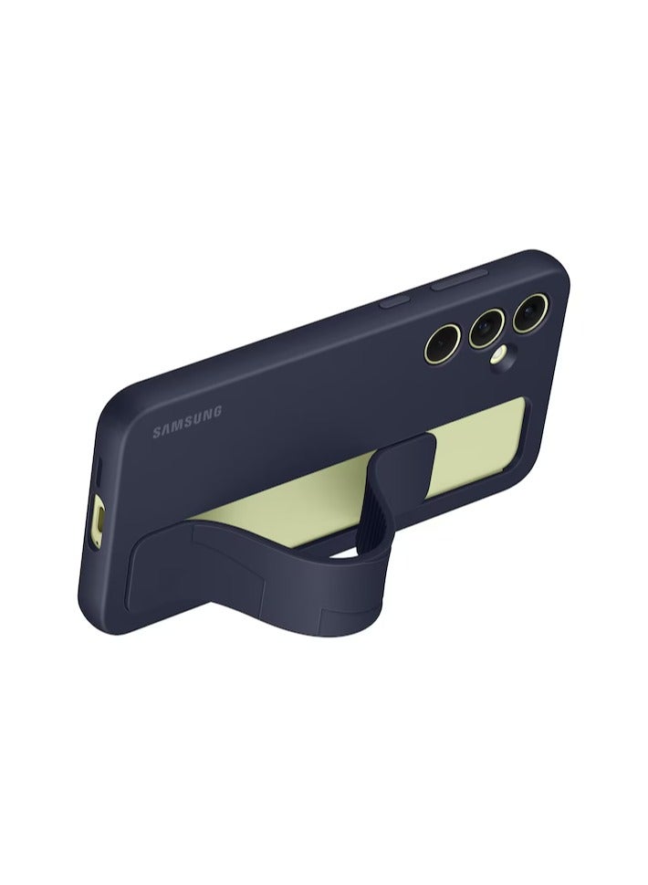 Samsung Galaxy A55 5G Standing Grip Case - Black - Image 3