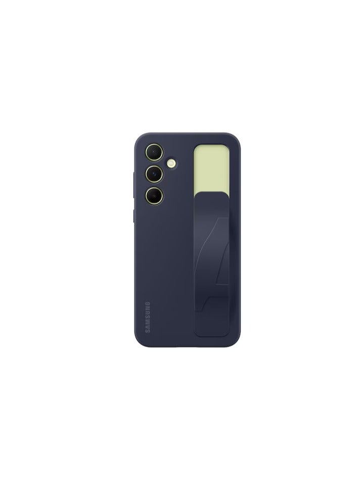 Samsung Galaxy A55 5G Standing Grip Case - Black - Image 2