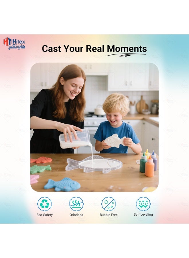 Hitex Premium White Cement for Crack Filling Universal Adhesive Repair Construction Works Art & Craft Projects Home Waterproof Bathroom & Tiles | Smooth Finishing – Ultra-White, Fast-Setting (1 Kg) - Image 4