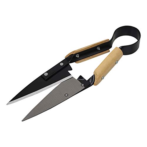 Abustle pig Hand shears for sheep shearing, Single Bow Heavy Duty Onion/Sheep Shear for alpaca, pet horse dog shearing, 6.1-Inch Carbon Steel Blade, 12.5-Inch Long - Image 1