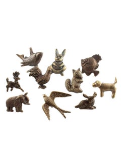 Indian-Shelf IndianShelf Pack of 10 Iron Dresser Drawer Knobs Antique Nursery Drawer Knobs Fauna Cute Cabinet Knobs Animal Decorative Drawer Knobs Kids Drawer Knobs Drawer Pulls and Knobs  - Image 1