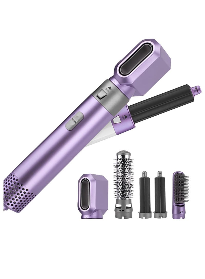 Zikra مجفف شعر فرشاة 1-في-1 مجموعة عصا تجعيد الشعر مكواة شعر سلبية الأيونات تجعيد الشعر الاحترافية مجموعة فرشاة قابلة للفصل مناسبة لمجموعة متنوعة من أنواع الشعر والأساليب - Image 5