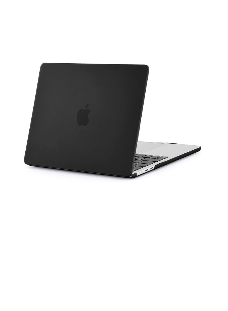 Generic Case Compatible for NEW MacBook Air 13.6-inch M3 A3113 M2 A2681 with Touch ID, 2024 2023 2022 Release, Air 13 Plastic Hard Shell Cover, Matte Surface, Black  - Image 1