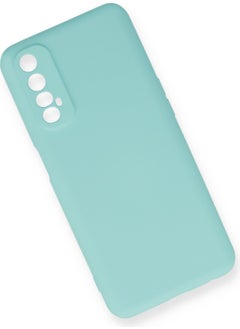 HappyCase Realme 7 Case Nano Velvet Silicone Inside - Turquoise  - Image 4