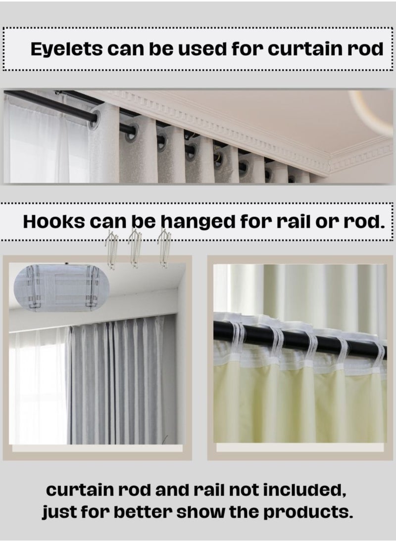 Golden Homee Bedroom Sun-block Curtain Insulation Noise Reduce Heat  - Image 4