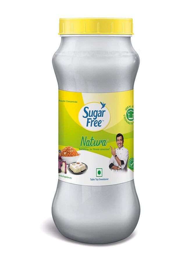 Sugar Free Natura, 1Kg, Jar | Equivalent to Sweetness from 10Kg Sugar | 100% Safe| Scientifically Proven & Tested|Sweet like Sugar but with zero calories| - Image 1