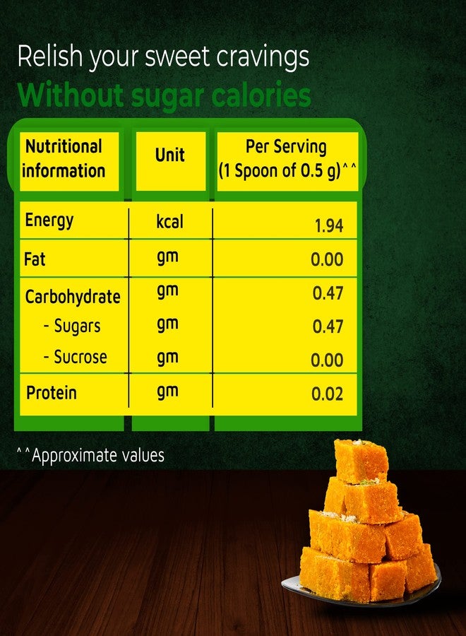Sugar Free Natura, 1Kg, Jar | Equivalent to Sweetness from 10Kg Sugar | 100% Safe| Scientifically Proven & Tested|Sweet like Sugar but with zero calories| - Image 4