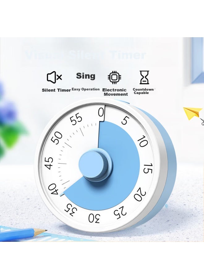 Timess Visual Timer New Children'S Student Learning Wake-Up Self-Discipline Artifact Countdown Reminder Alarm Clock Kitchen Cooking Baking Time Manager Timer - Image 3
