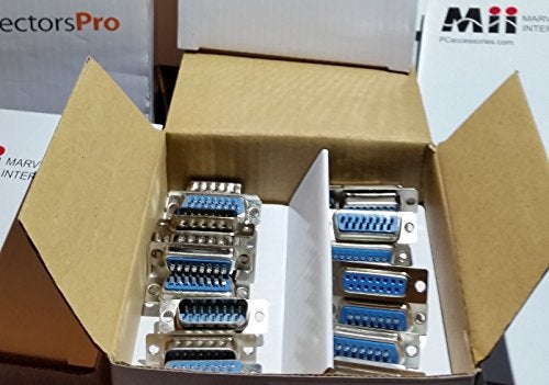 Connectors Pro Pc Accessories - Connectors Pro 10 Pairs DB15 Male and Female RS232 D-Sub 15P 15 Pins Solder Type Connector, 20-Pack (10 Male + 10 Female) - Image 4