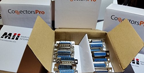 Connectors Pro Pc Accessories - Connectors Pro 10 Pairs DB15 Male and Female RS232 D-Sub 15P 15 Pins Solder Type Connector, 20-Pack (10 Male + 10 Female) - Image 5