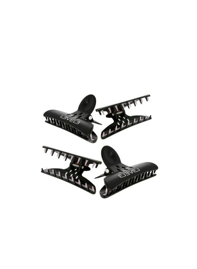 L3 Level 3 Butterfly Clips Hair Clamps For Hair Cutting Styling And Makeup Barber And Salon Sectioning Clip For Women 4 Pack - Image 2