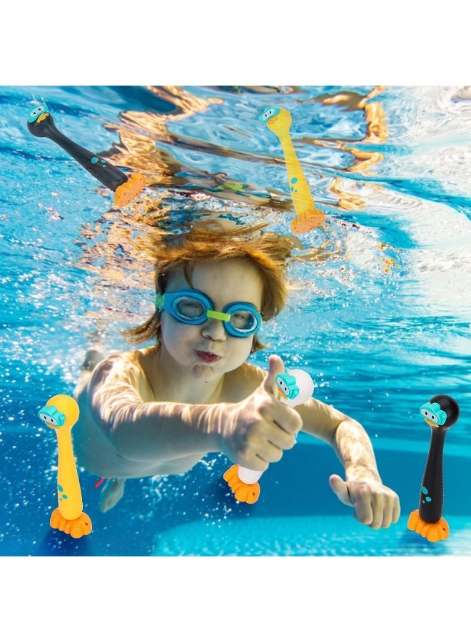 Swimline 3PCS Swimming Duck Pool Diving Toys Sticks Underwater Summer Pool Sinking Toys for Kids Ages 3-12 Pools Game Dive Swim Stick for Boys and Girls - Image 2