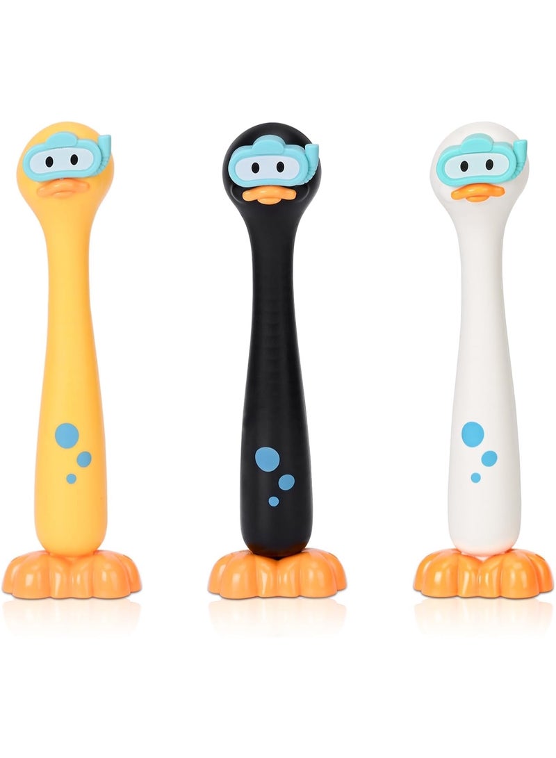 Swimline 3PCS Swimming Duck Pool Diving Toys Sticks Underwater Summer Pool Sinking Toys for Kids Ages 3-12 Pools Game Dive Swim Stick for Boys and Girls - Image 1