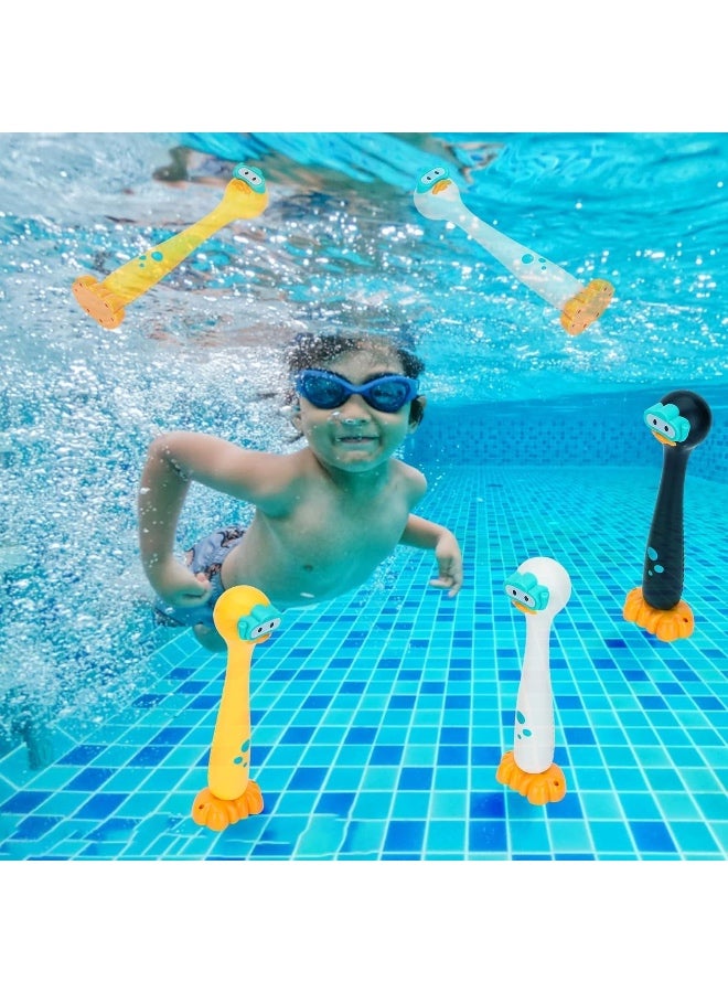 Swimline 3PCS Swimming Duck Pool Diving Toys Sticks Underwater Summer Pool Sinking Toys for Kids Ages 3-12 Pools Game Dive Swim Stick for Boys and Girls - Image 5
