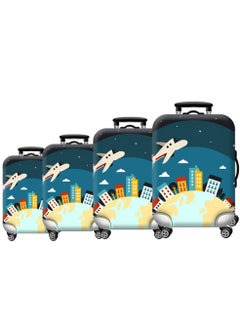 HomarKet Travel Luggage Cover Spandex Suitcase Protector Washable Baggage Covers  - Image 5