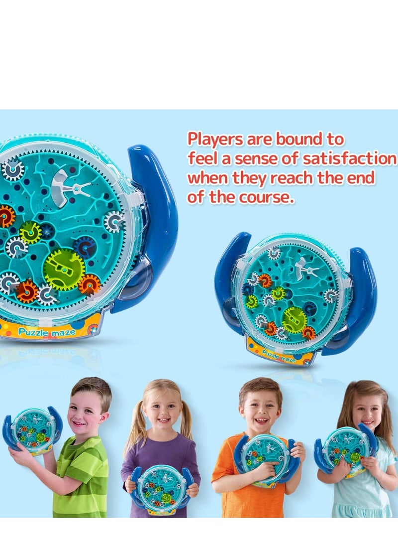 Y&D - Brain Teasers Gravity Ball Game Maze Puzzle Toy Gifts for Kids Teens Adults, Mind Puzzles 3-8, 3D Kids, Labyrinth Marble with Two Steel Marbles - Image 1