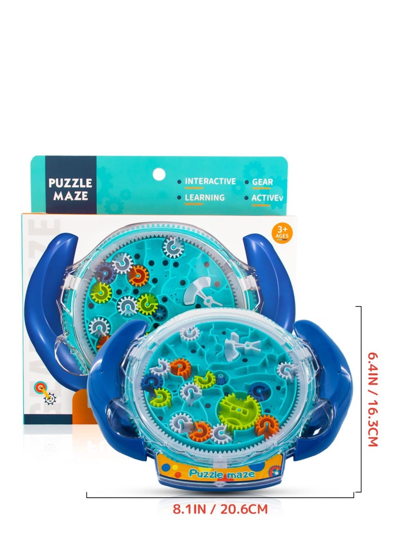 Y&D - Brain Teasers Gravity Ball Game Maze Puzzle Toy Gifts for Kids Teens Adults, Mind Puzzles 3-8, 3D Kids, Labyrinth Marble with Two Steel Marbles - Image 1