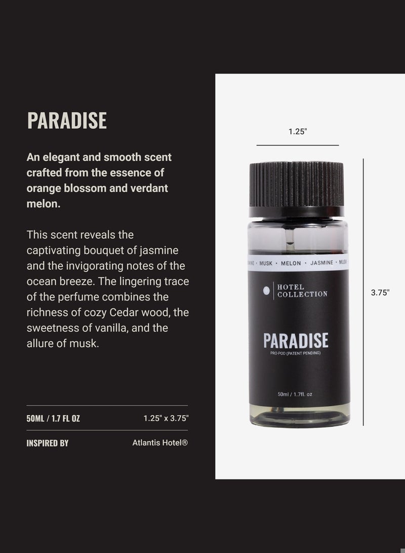 Hotel Collection Paradise Pro-Pod Oil Blend - Hotel Inspired for Luxury Essential Oil Diffusers - Aromatherapy Scent Diffuser Oil - Melon, Jasmine, and Musk  - Image 3