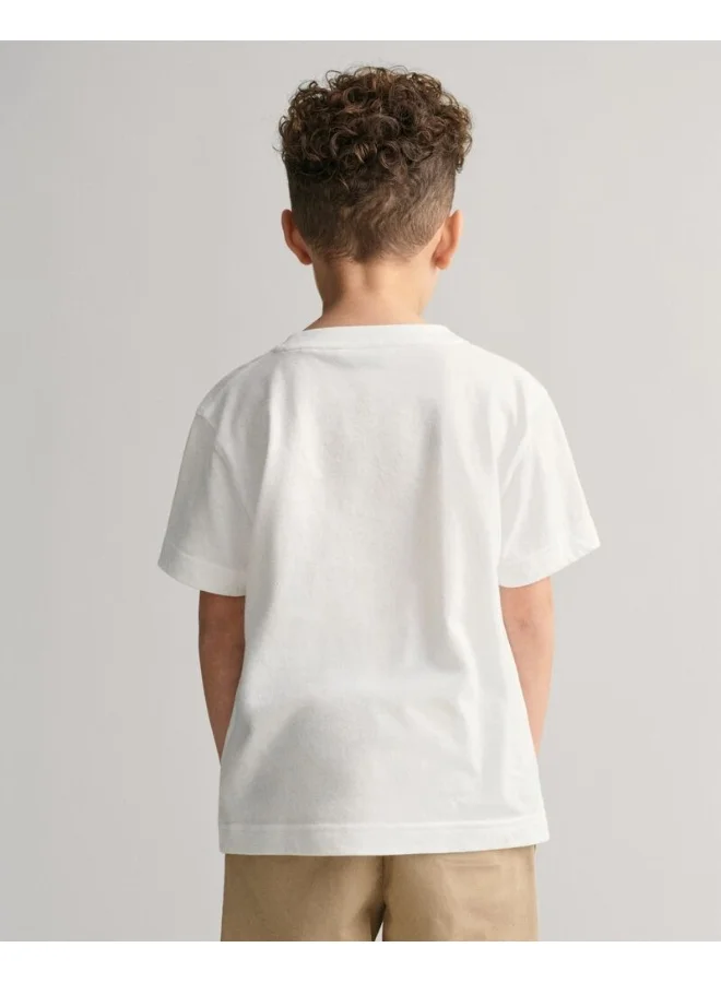 GANT Kids GANT Running Dog Print T-Shirt