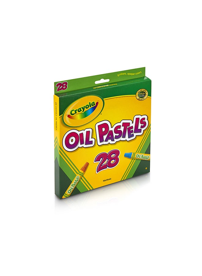 Crayola ألوان زيتية، 28 قطعة - Image 4