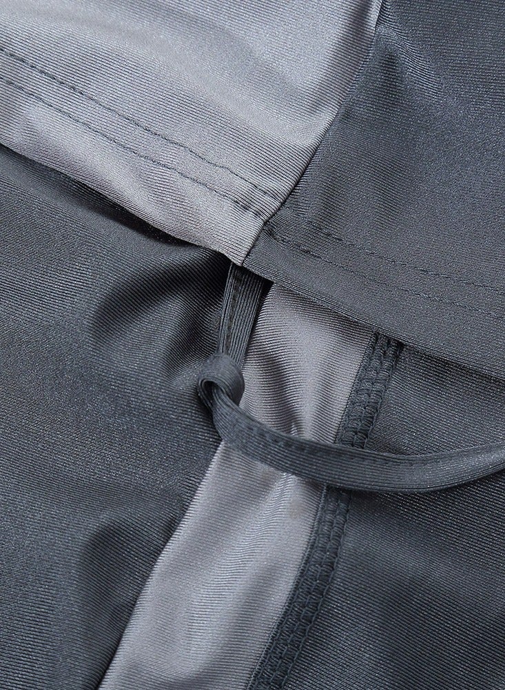 Generic Long Sleeve Swimsuit sportswear Grey Swimwear - Image 5