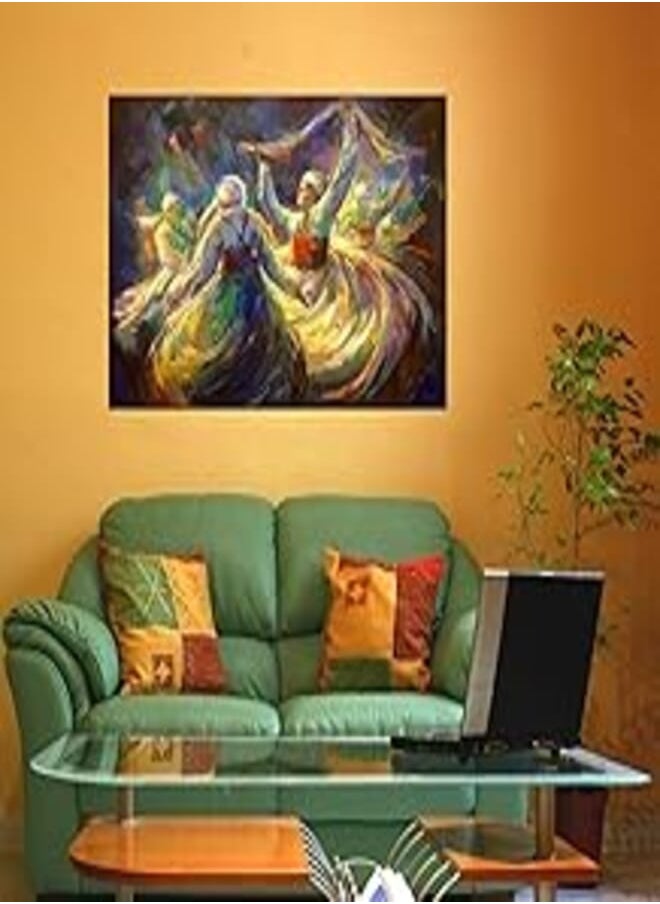 OR 2724680827273 Sufi Traditional Dance Wooden Art 