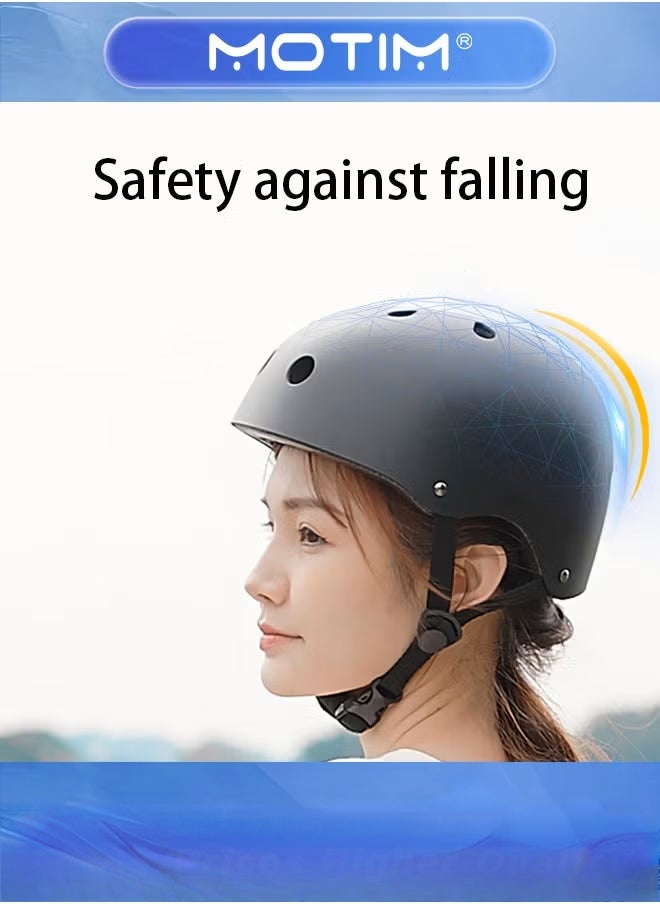 Motim Kids Aldult Outdoor Sports Protective Helmet for 40-60KG Boys Girls Adjustable Helmetfor Roller Scooter Skateboard Bicycle  - Image 3