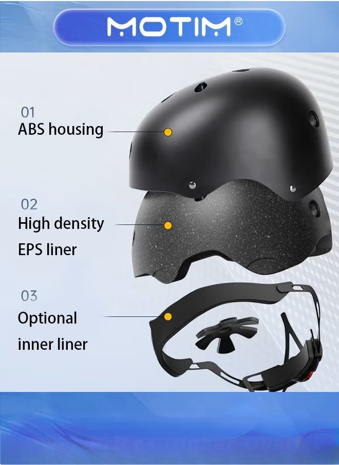 Motim Kids Aldult Outdoor Sports Protective Helmet for 40-60KG Boys Girls Adjustable Helmetfor Roller Scooter Skateboard Bicycle  - Image 4