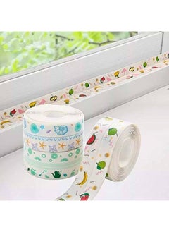 FALMER Self Adhesive Bathroom Waterproof Mouldproof Sealing Tape Wall Mounted Sealant Tape for Bathtub Cracks Walls 3M Length 2cm Width Multicolor  - Image 1
