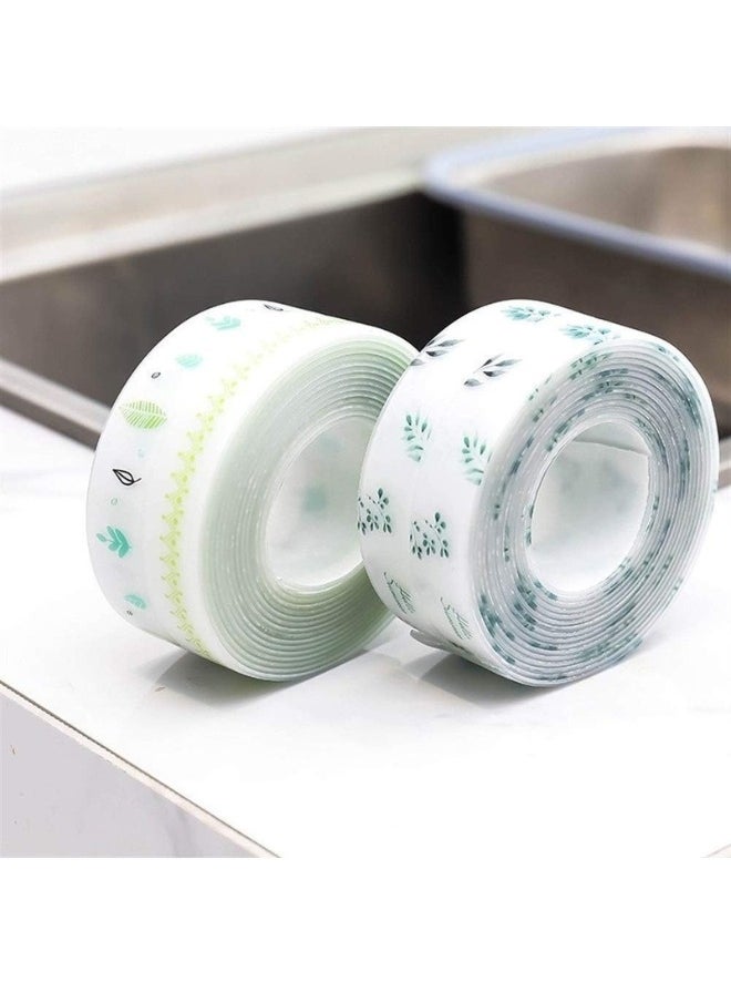 FALMER Self Adhesive Bathroom Waterproof Mouldproof Sealing Tape Wall Mounted Sealant Tape for Bathtub Cracks Walls 3M Length Multicolor  - Image 2