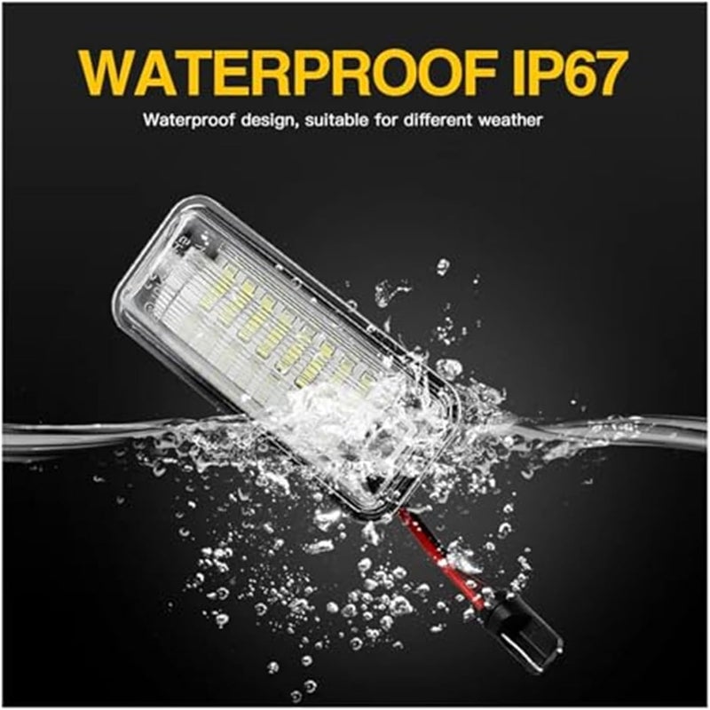 DEMULAX 2PCS LED License Plate Light for Toyota - Image 2