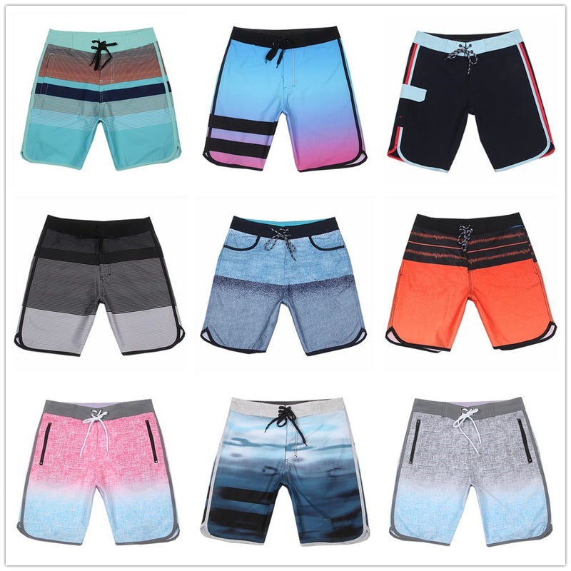 Light Plate Logo-Free Beach Men'S Shorts Water-Repellent Elastic Quick-Drying Surfer Pants Men'S Casual Pants - Image 2