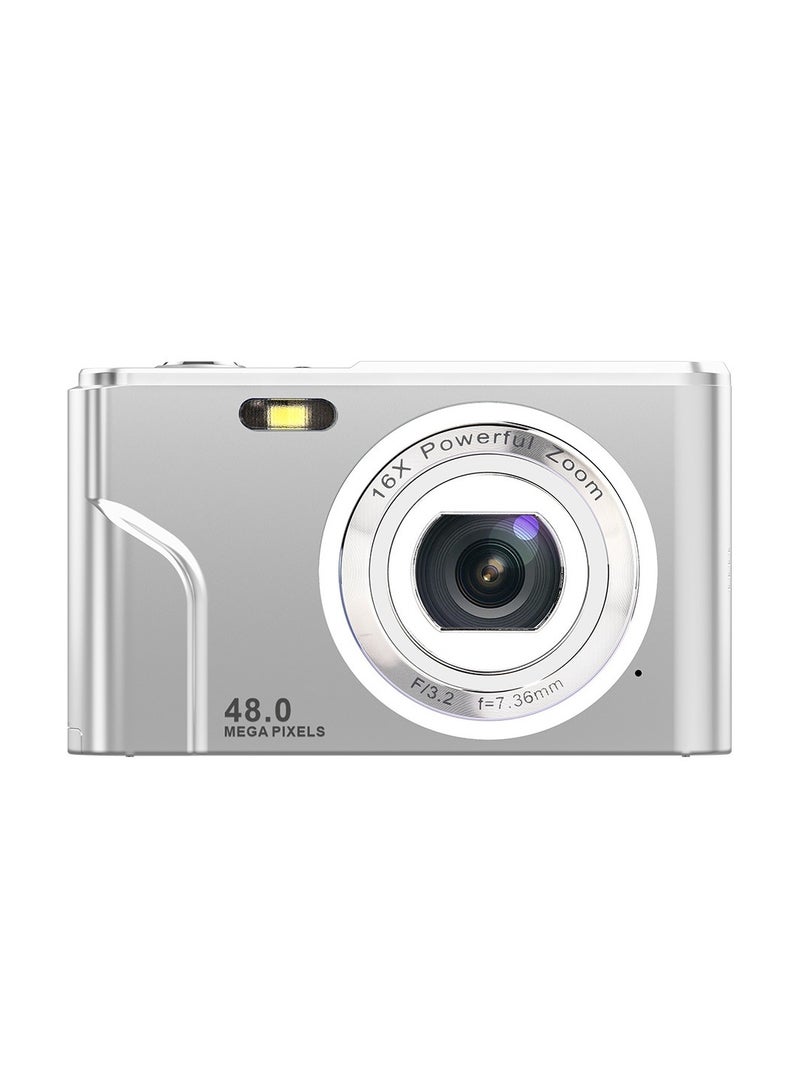 Generic Mini Digital Camera Ultra HD 2.4 Inch LCD 48 MP Rechargeable Digital Video Camera Pocket Vlogging Camera Kids Cameras with 16X Digital Zoom for Beginner Photography. 