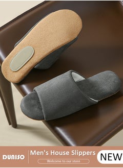 DUNISO House Slippers Men's and Women's Washable Cotton Slippers, Open Toe Non-Slip Soft Sole Shoes, Spring Summer Comfortable Slippers, House Shoes for Indoor and Outdoor  - Image 1