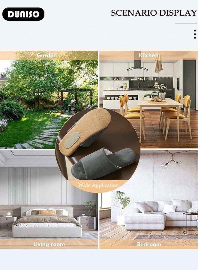 DUNISO نعال منزلية للرجال والنساء مصنوعة من القطن وقابلة للغسل، أحذية مفتوحة الأصابع بنعل ناعم غير قابل للانزلاق، نعال مريحة للربيع والصيف، أحذية منزلية للاستخدام الداخلي والخارجي - Image 5