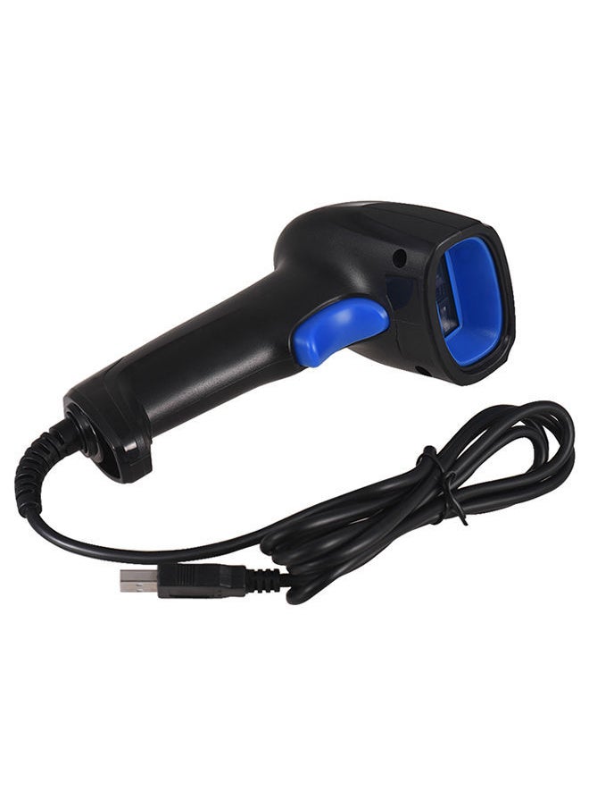NIBEMINENT CCD 1D Automatic Barcode Scanner Black/Blue  - Image 1