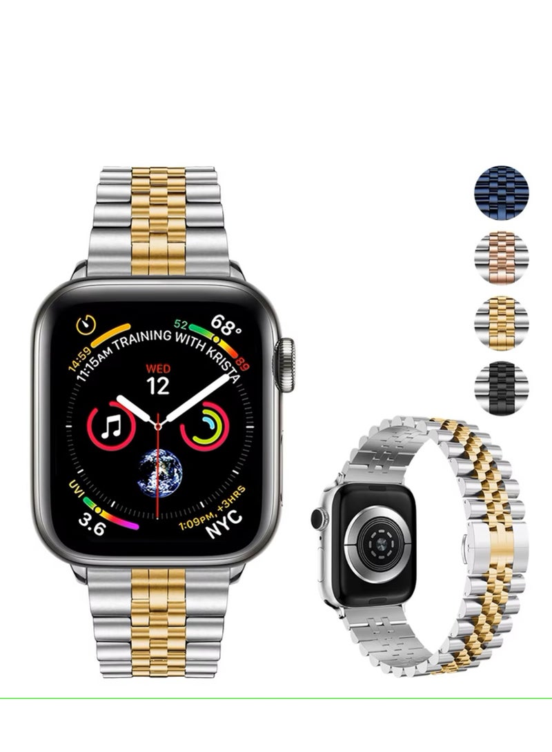 MOXOM Metal Watch Band for Apple Watch Ultra, Compatible with 49, 46, 45mm, Stainless Steel Replacement Strap for iwatch, Metal Strap for Apple Ultra Watch - Image 4