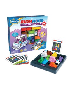 Generic Rush Hour Game - Logic Game - Puzzles - Traffic Jam - 40 Challenges - 4 Levels - 1 or More Players - Ages 4/5 / 6/7 / 8 Years and Up 