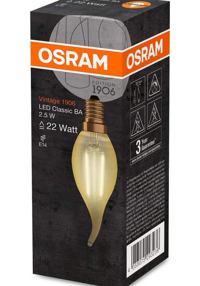 Osram E14 LED Vintage Bulb - Warm White - Image 4